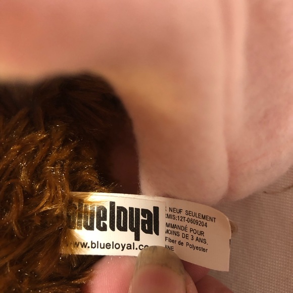 Bear Plush with cute pink pajamas Rare, like new, BlueLoyal - Picture 3 of 8